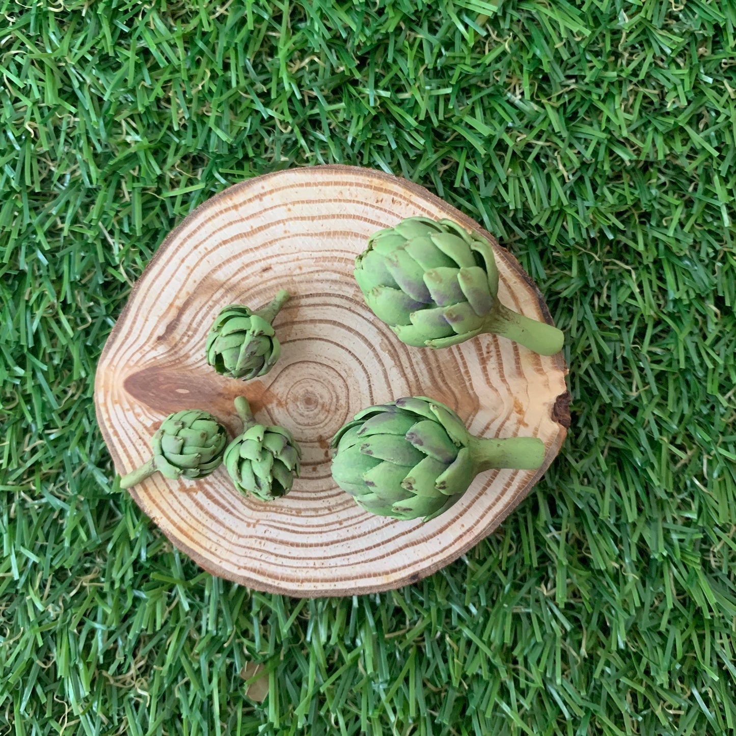Alcachofa para casa de muñecas