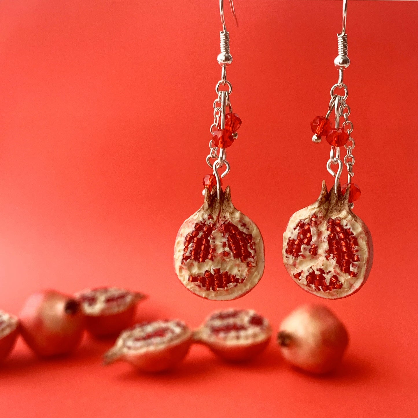Pomegranate Earrings