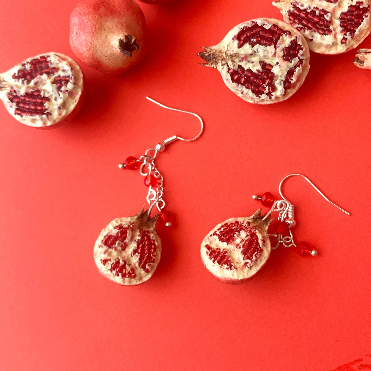 Pomegranate Earrings