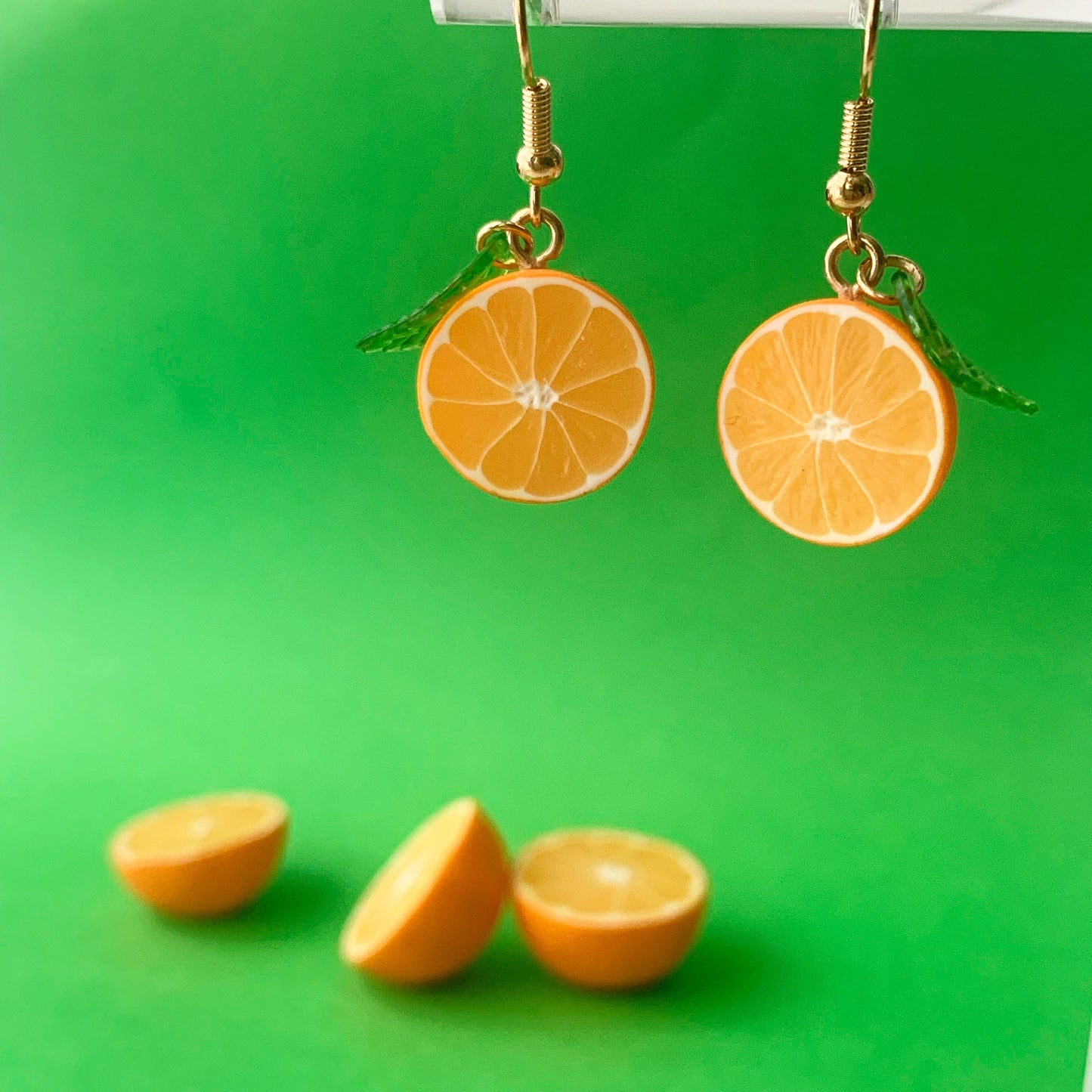 Orange Earrings