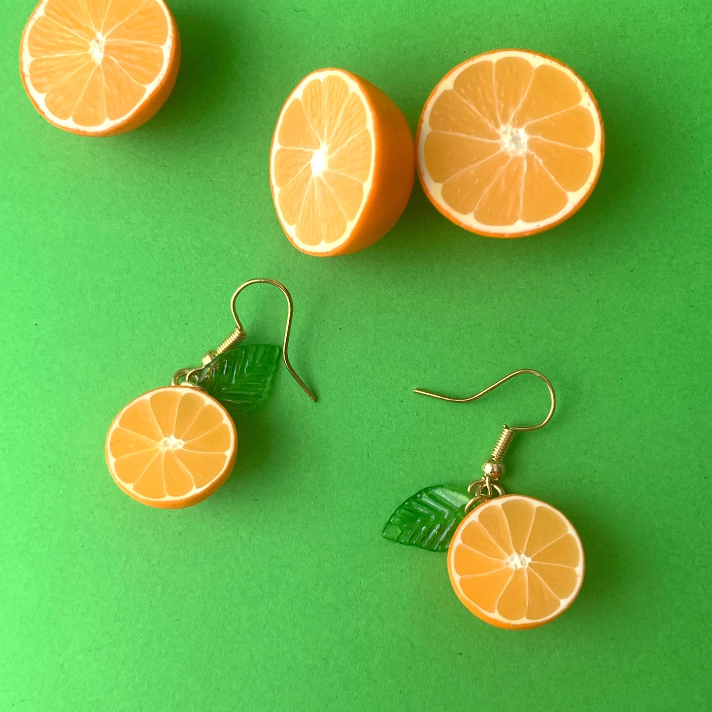 Orange Earrings