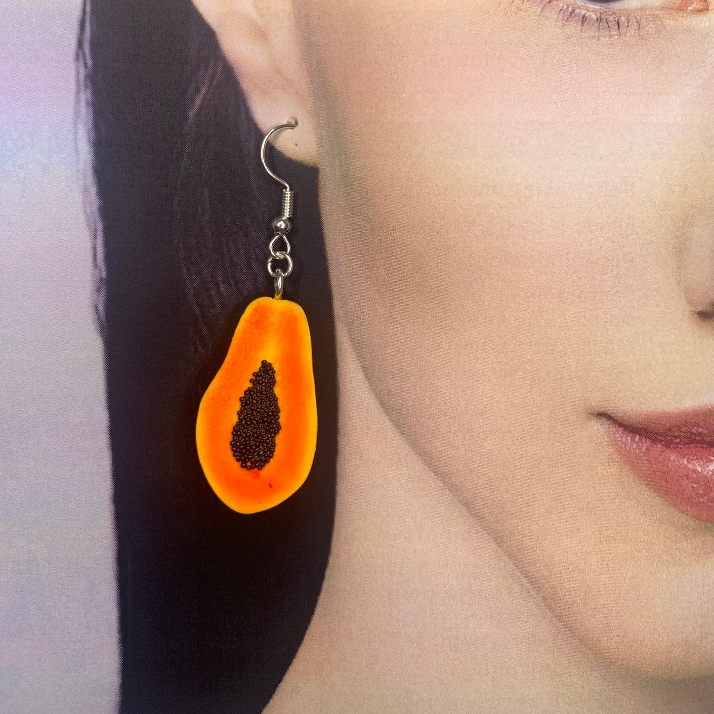 Pendientes Papaya