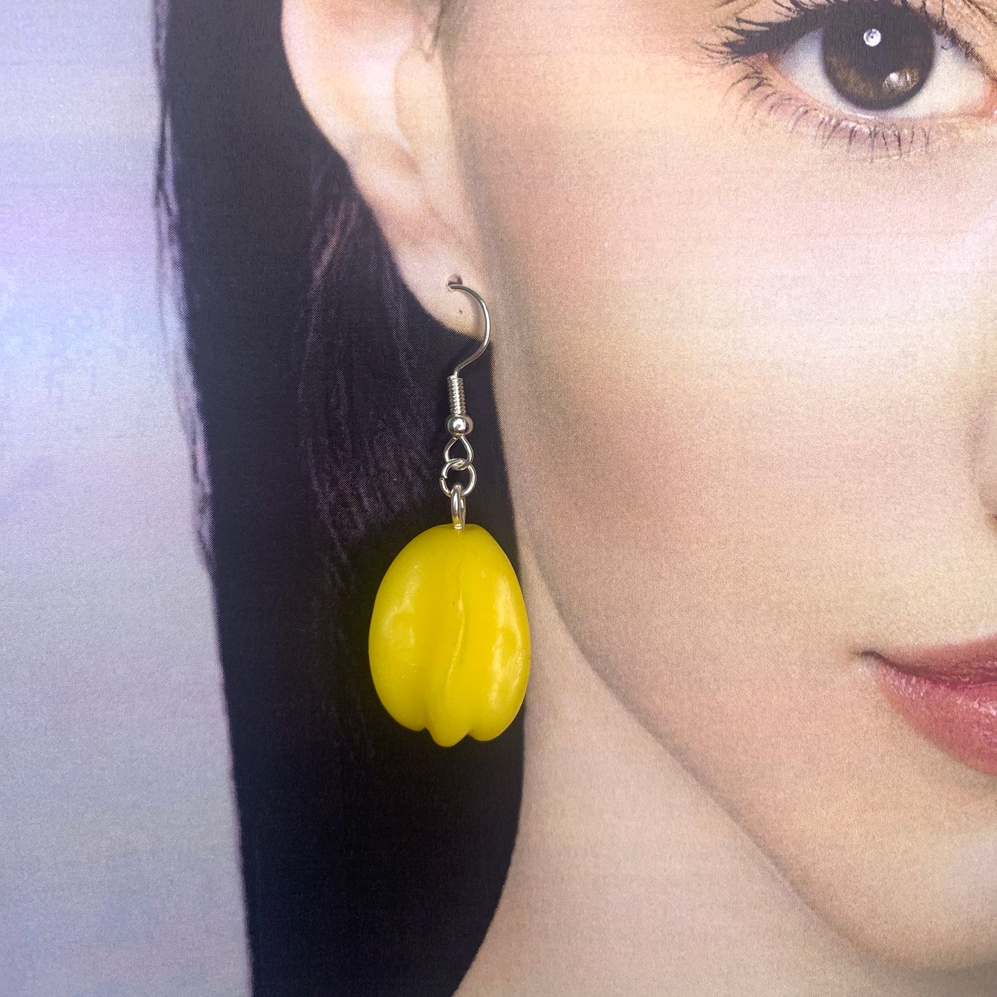 Boucles d'oreilles Carambole