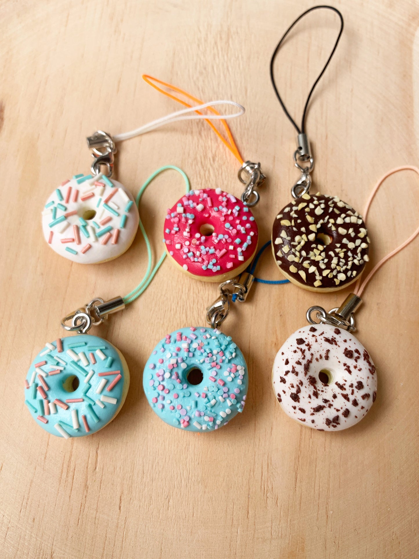 donut keychain