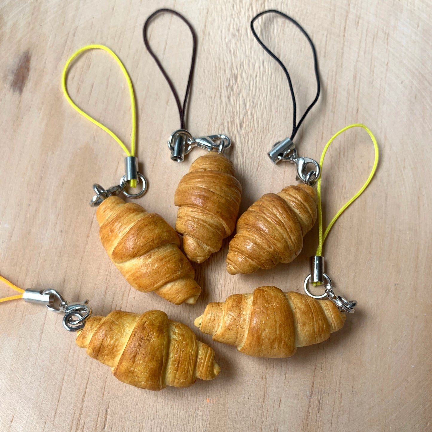 Croissant keychain