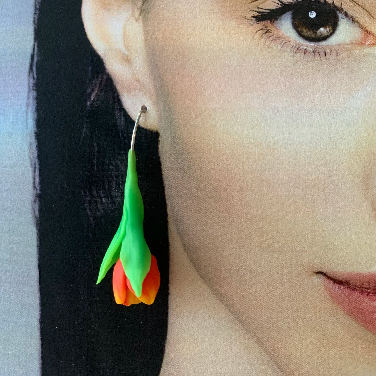 Boucles d'oreilles tulipes