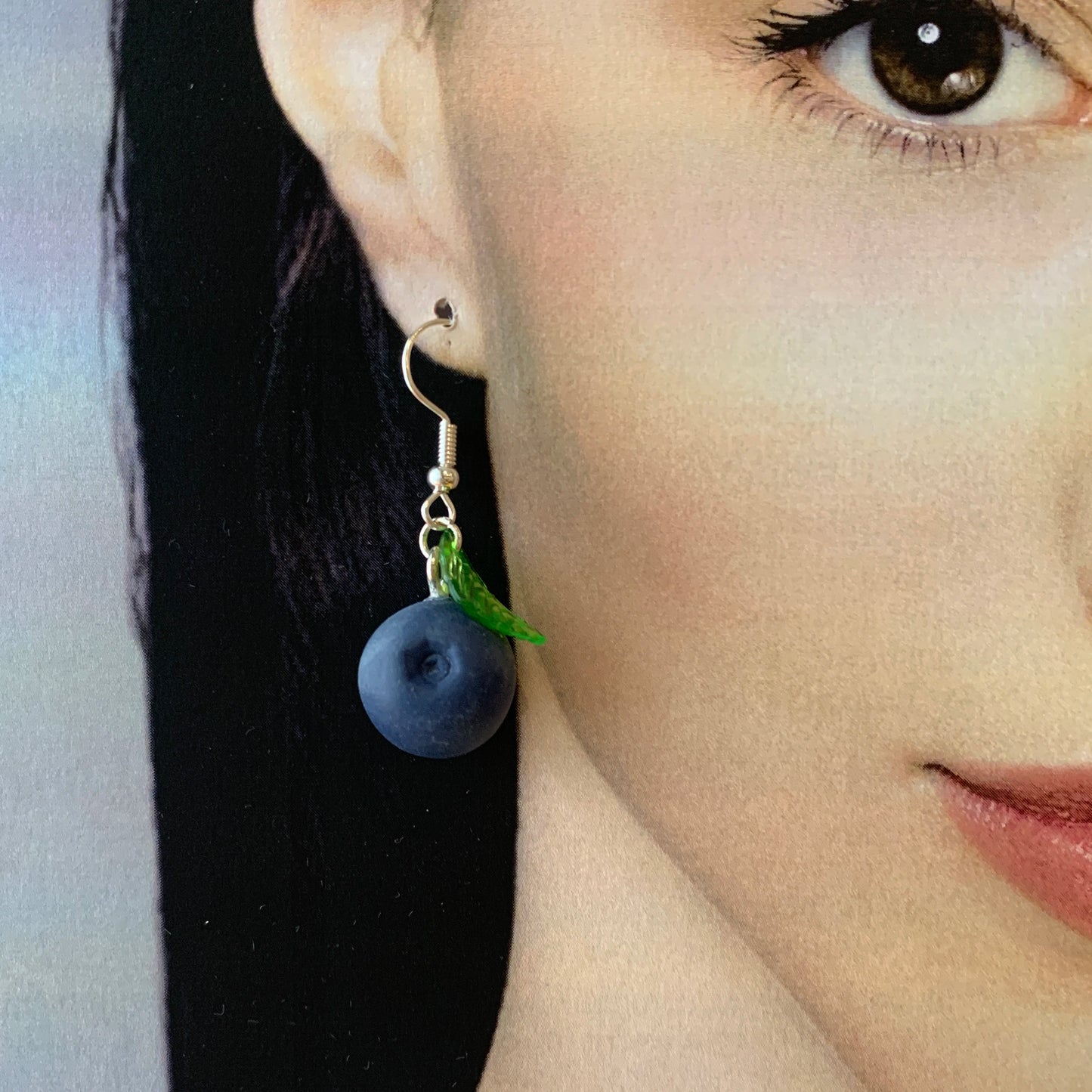 Blueberry earrings