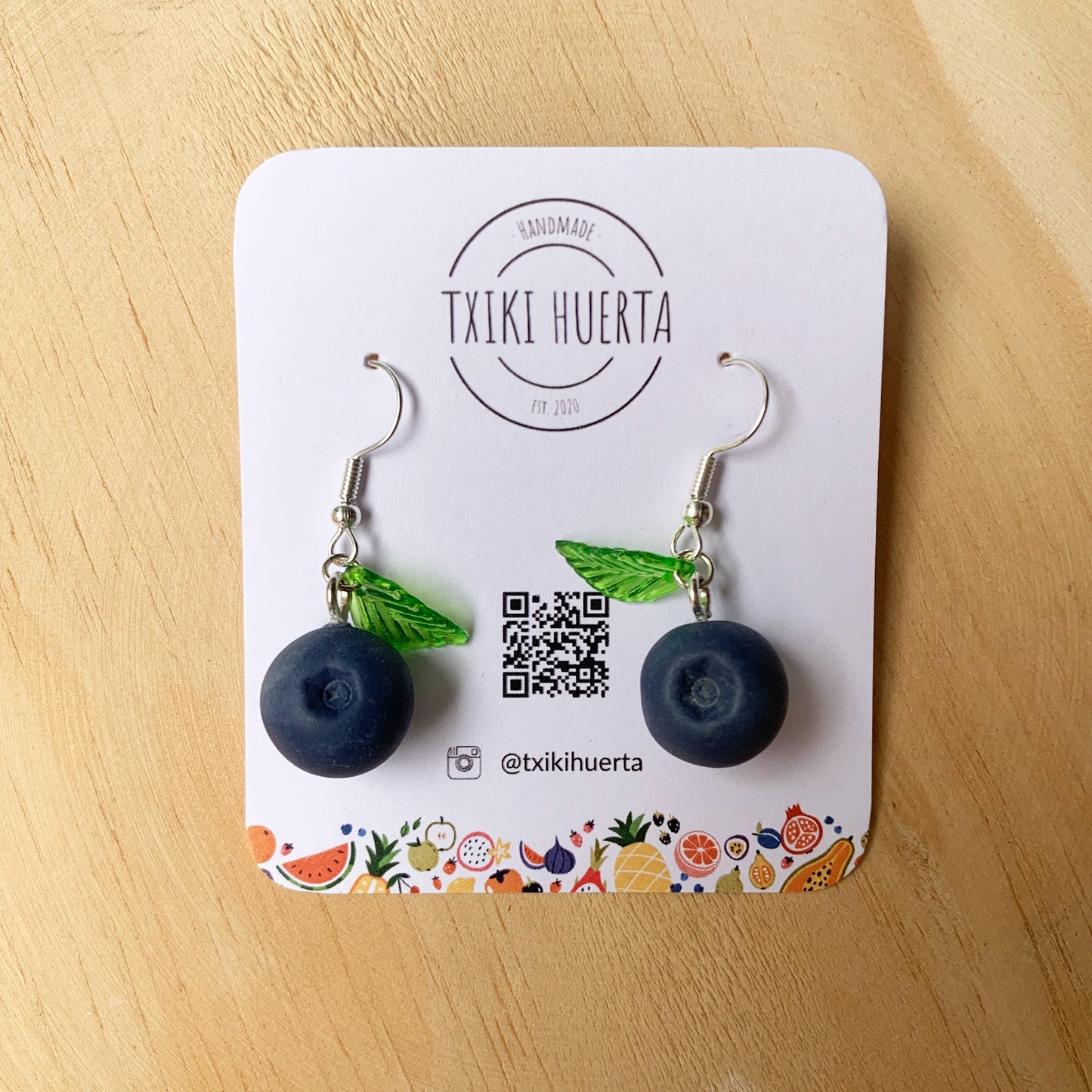 Blueberry earrings