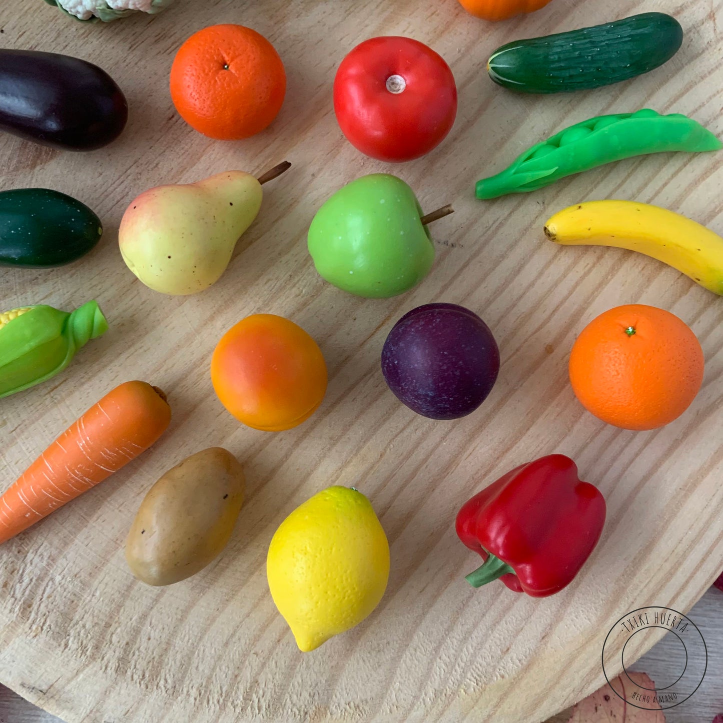 Pack de 20 miniatures de fruits et légumes