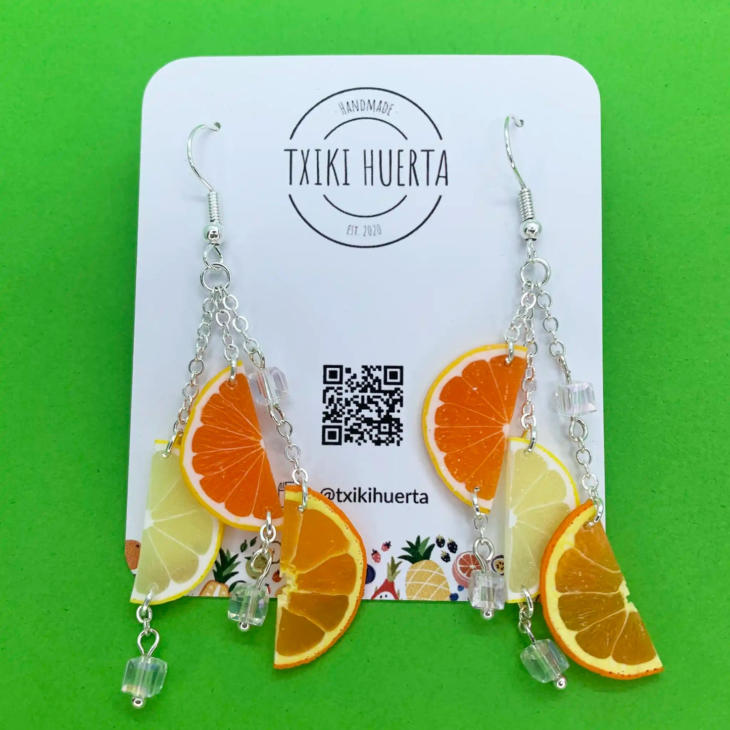 Lemon and Orange Earrings