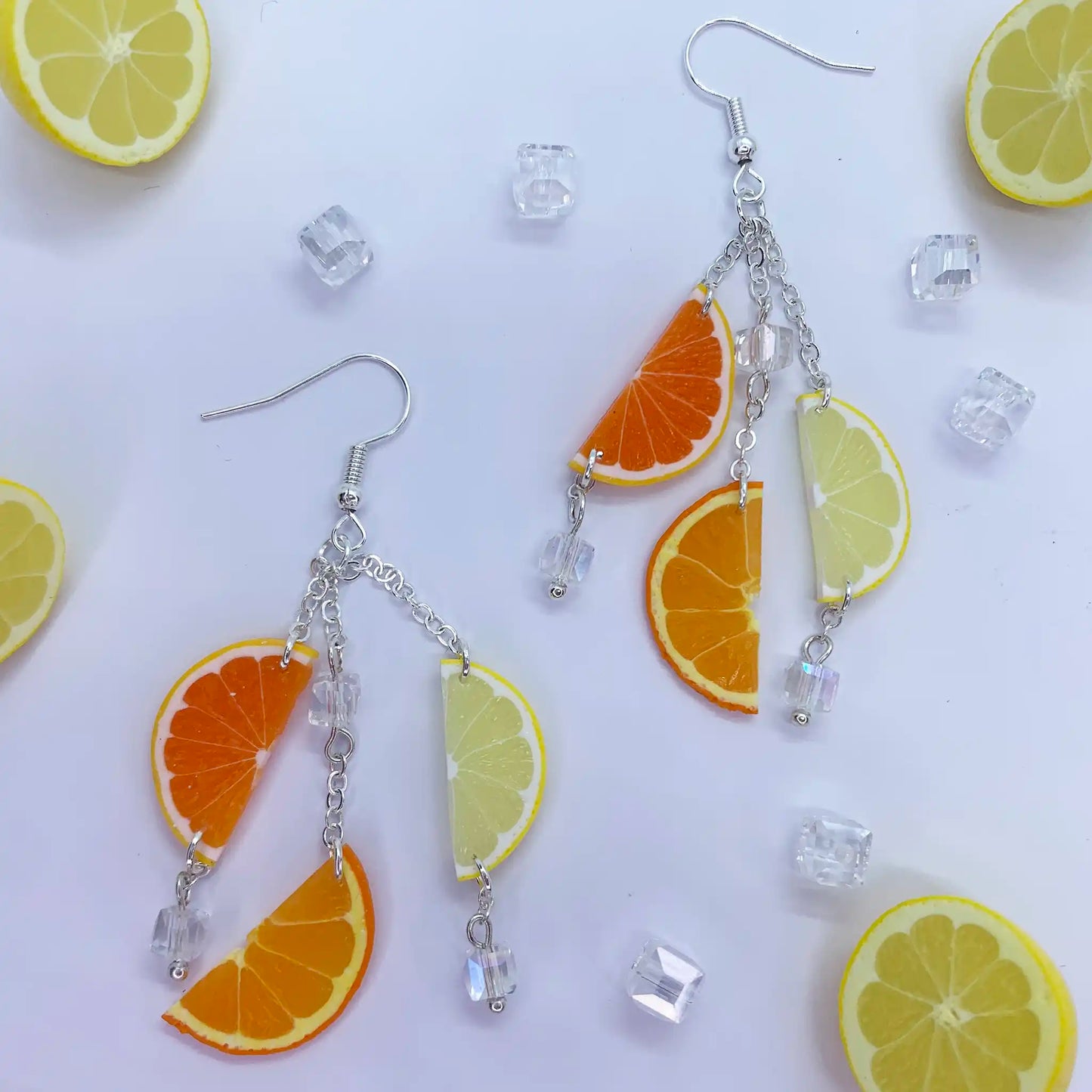 Lemon and Orange Earrings