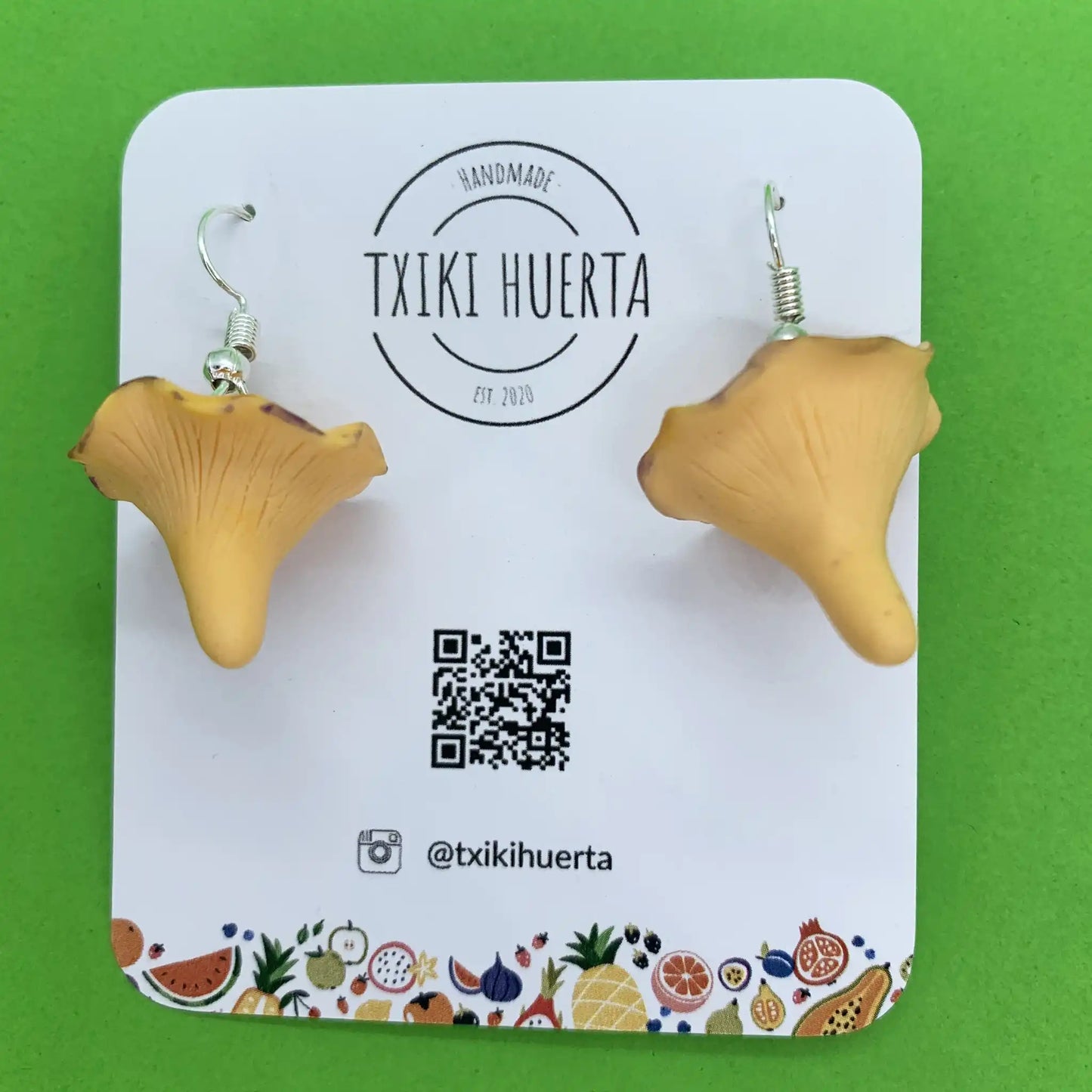 Boucles d'oreilles Chanterelles