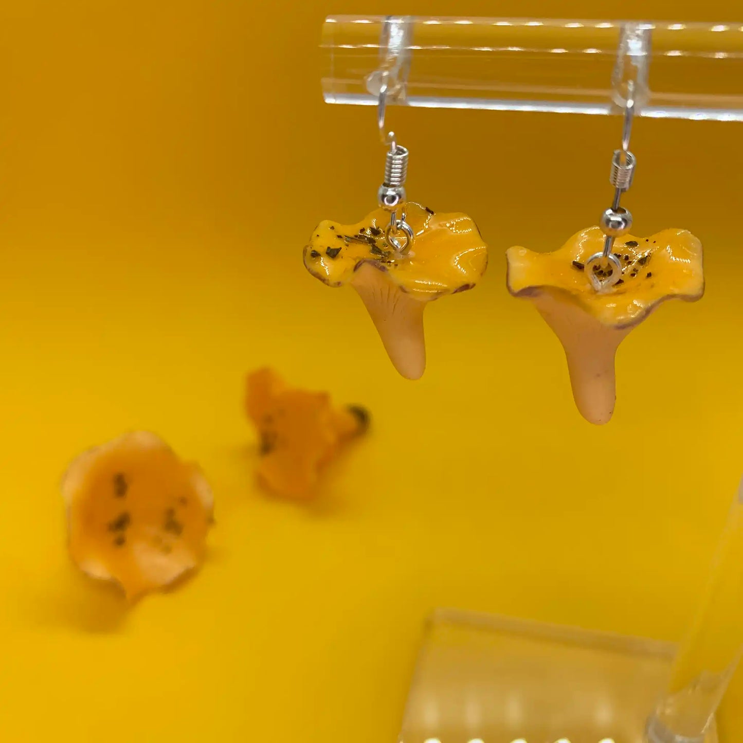 Boucles d'oreilles Chanterelles