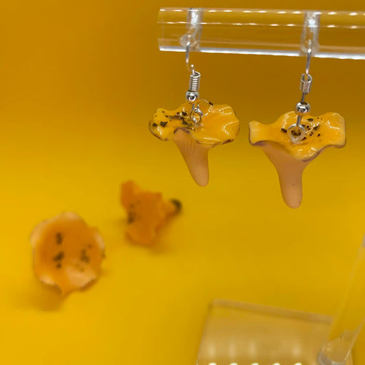 Boucles d'oreilles Chanterelles