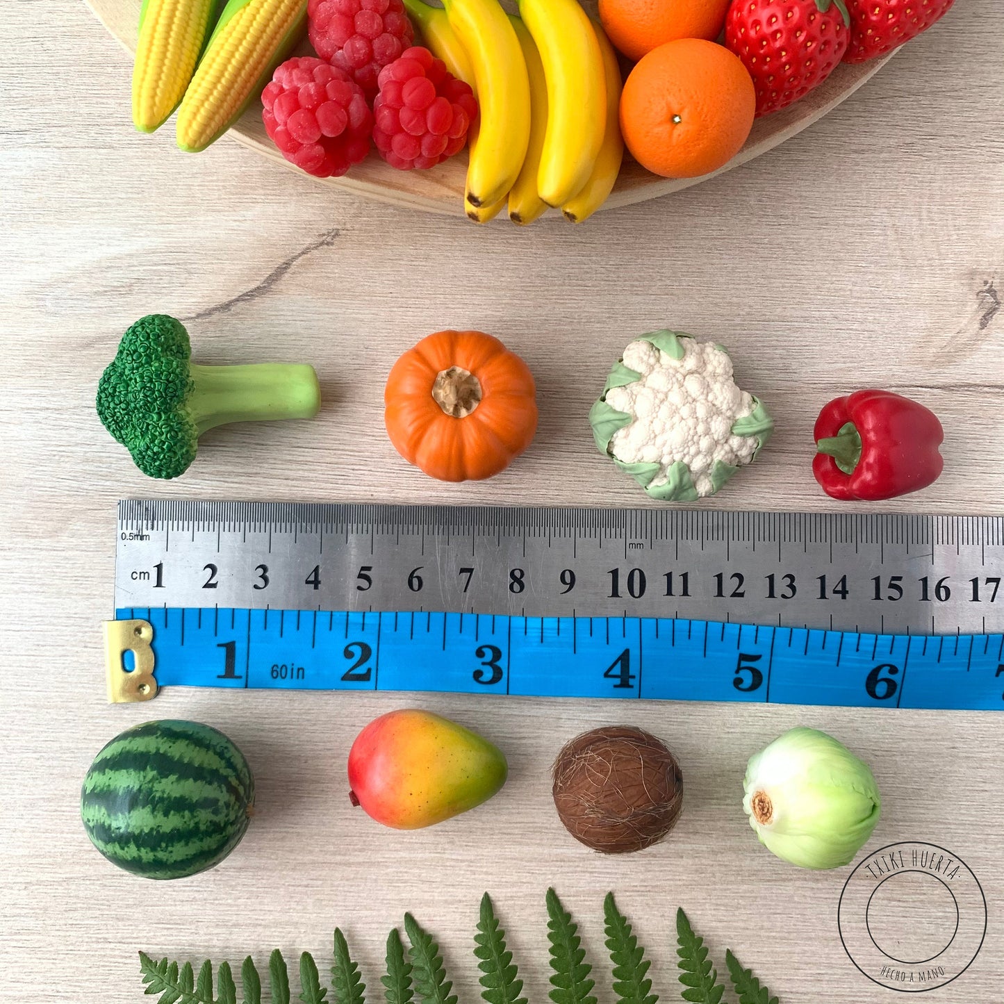 Miniature pumpkin, Polymer clay vegetables