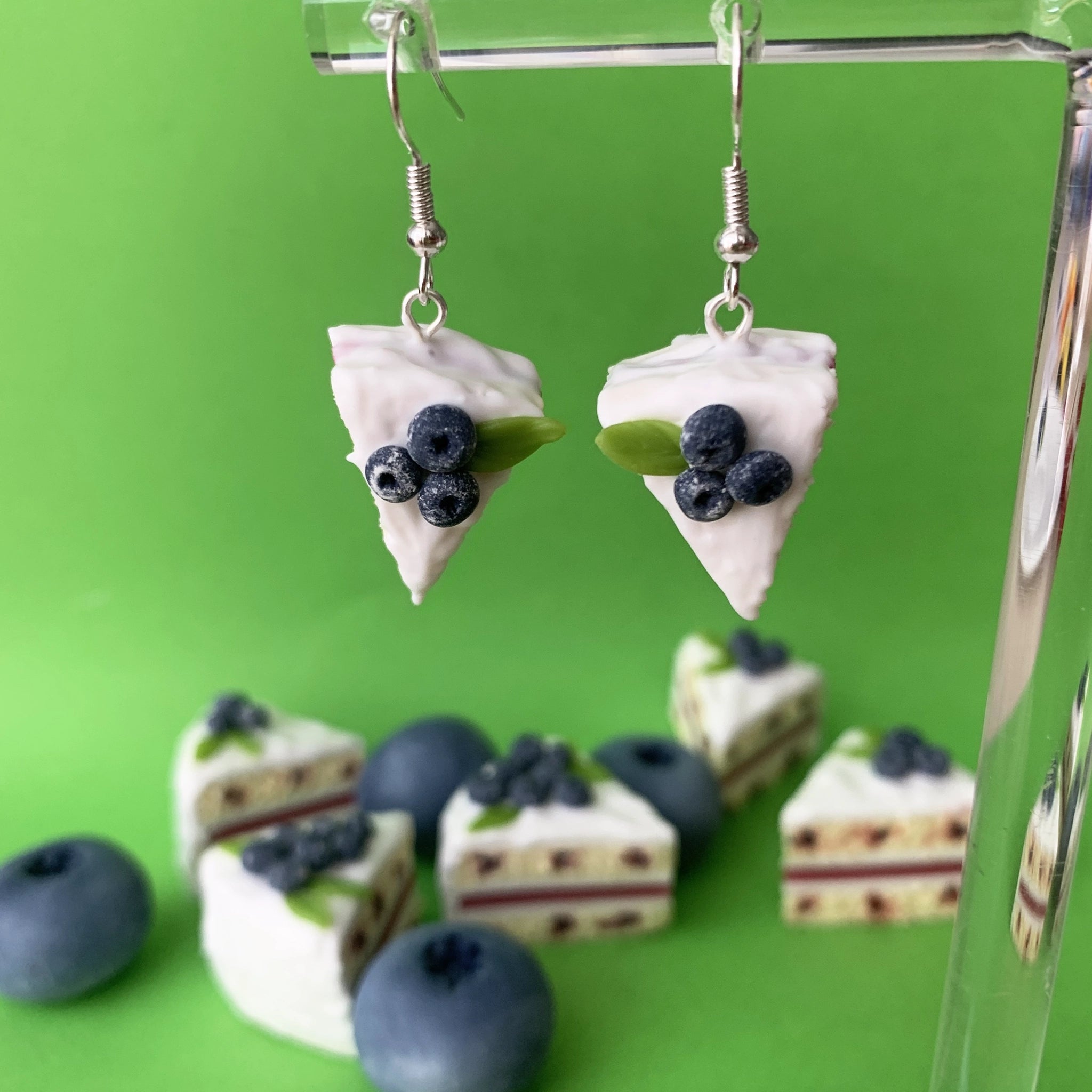 Pendientes Tarta de arándanos