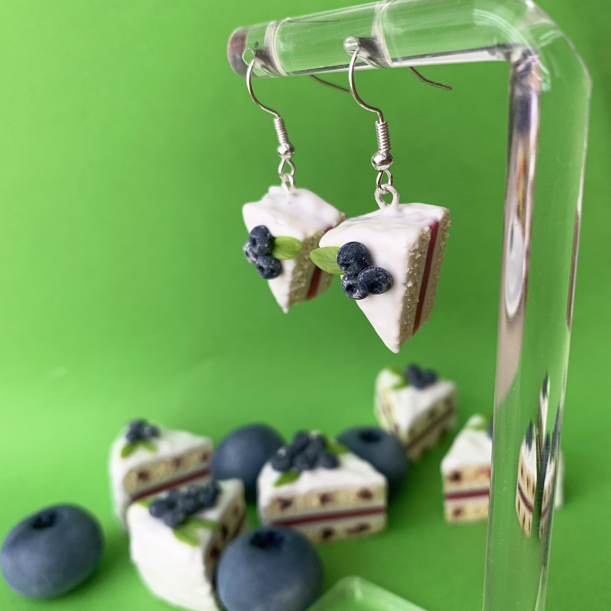 Pendientes Tarta de arándanos