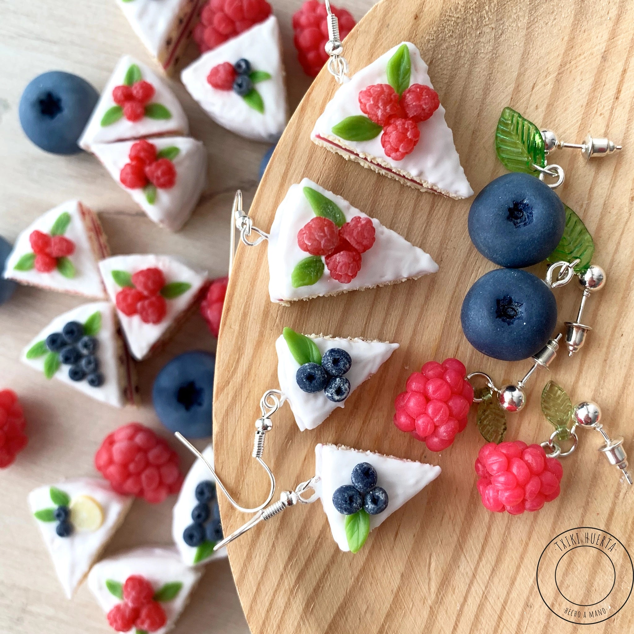 Pendientes arándanos